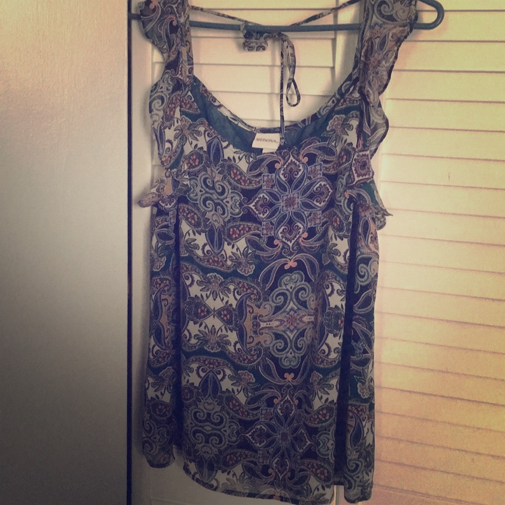 Dressy sleeveless top